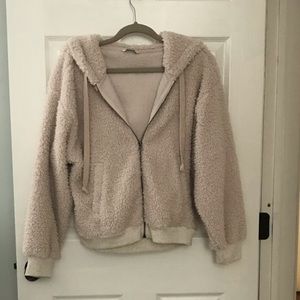 Blush Sherpa sweatshirt